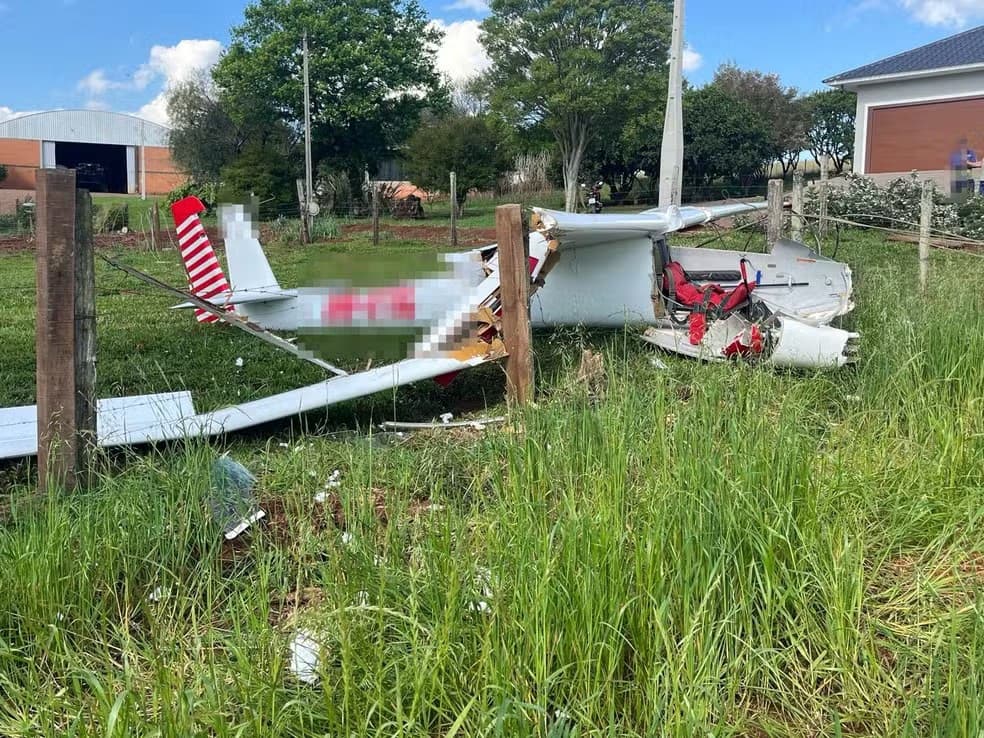 Planador cai perto de aeroporto em Getúlio Vargas, no Norte do RS