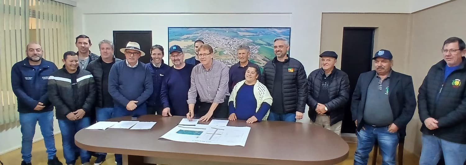 São Martinho assina convênio de R$ 1 milhão com o BADESUL para implantação da Área Industrial 3