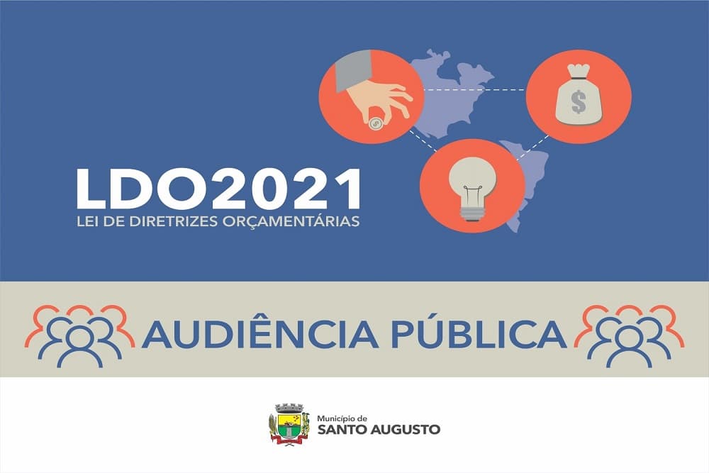Santo Augusto: LDO prevê queda na arrecadação para 2021