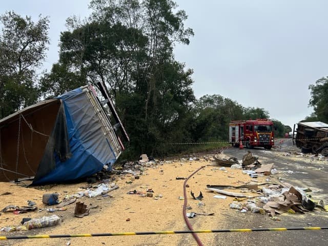 Identificadas as vítimas do grave acidente na ERS-344, entre Santo Ângelo e Giruá