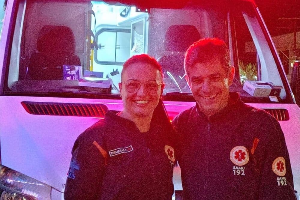 Socorristas do SAMU salvam bebê de 15 dias engasgado com leite materno, em Panambi