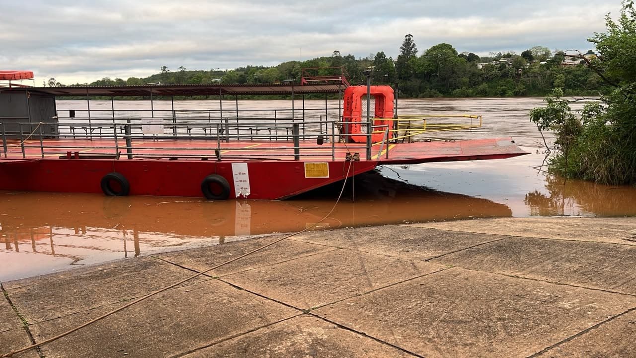 Normalização do Rio Uruguai permite retomada das balsas em Porto Soberbo e Barra do Guarita