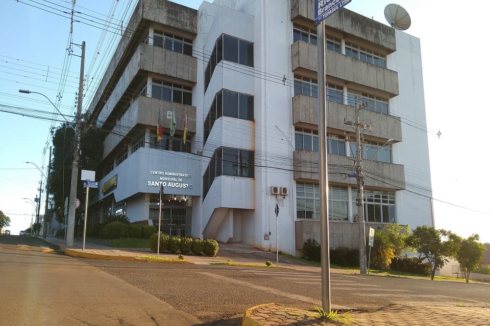 Prefeitura de Santo Augusto encerra turno único nas repartições públicas nesta sexta-feira