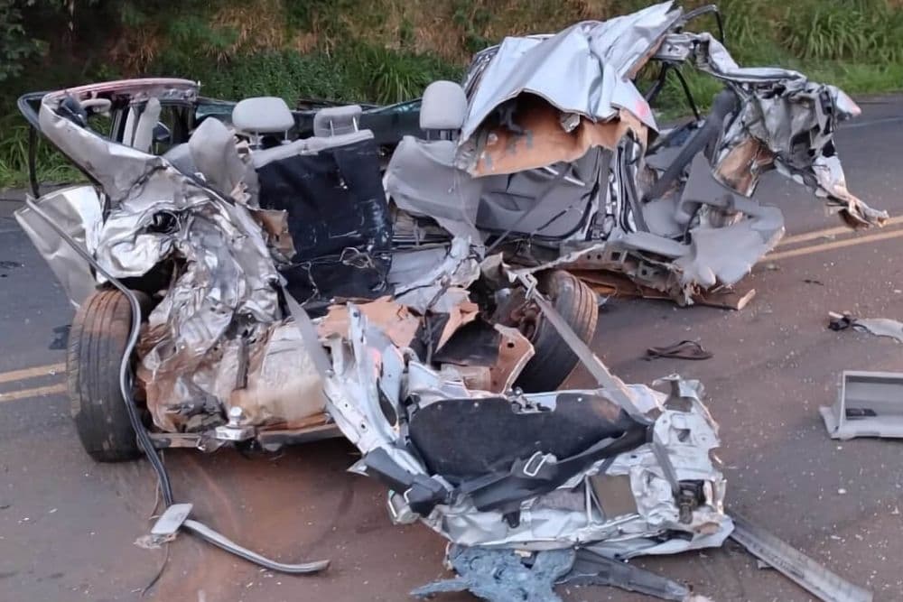 Dois homens morrem em acidente na BR-386, em Frederico Westphalen