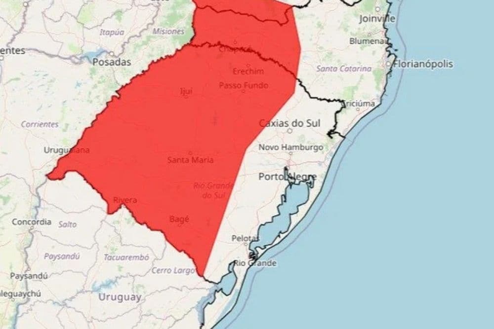 RS tem alerta vermelho para onda de calor nos próximos dias; veja em quais regiões