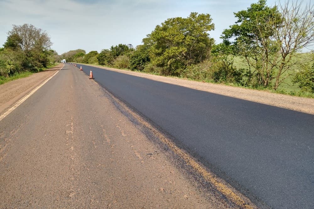 Equipes iniciam trabalhos de restauração dos 13 quilômetros da ERS-155