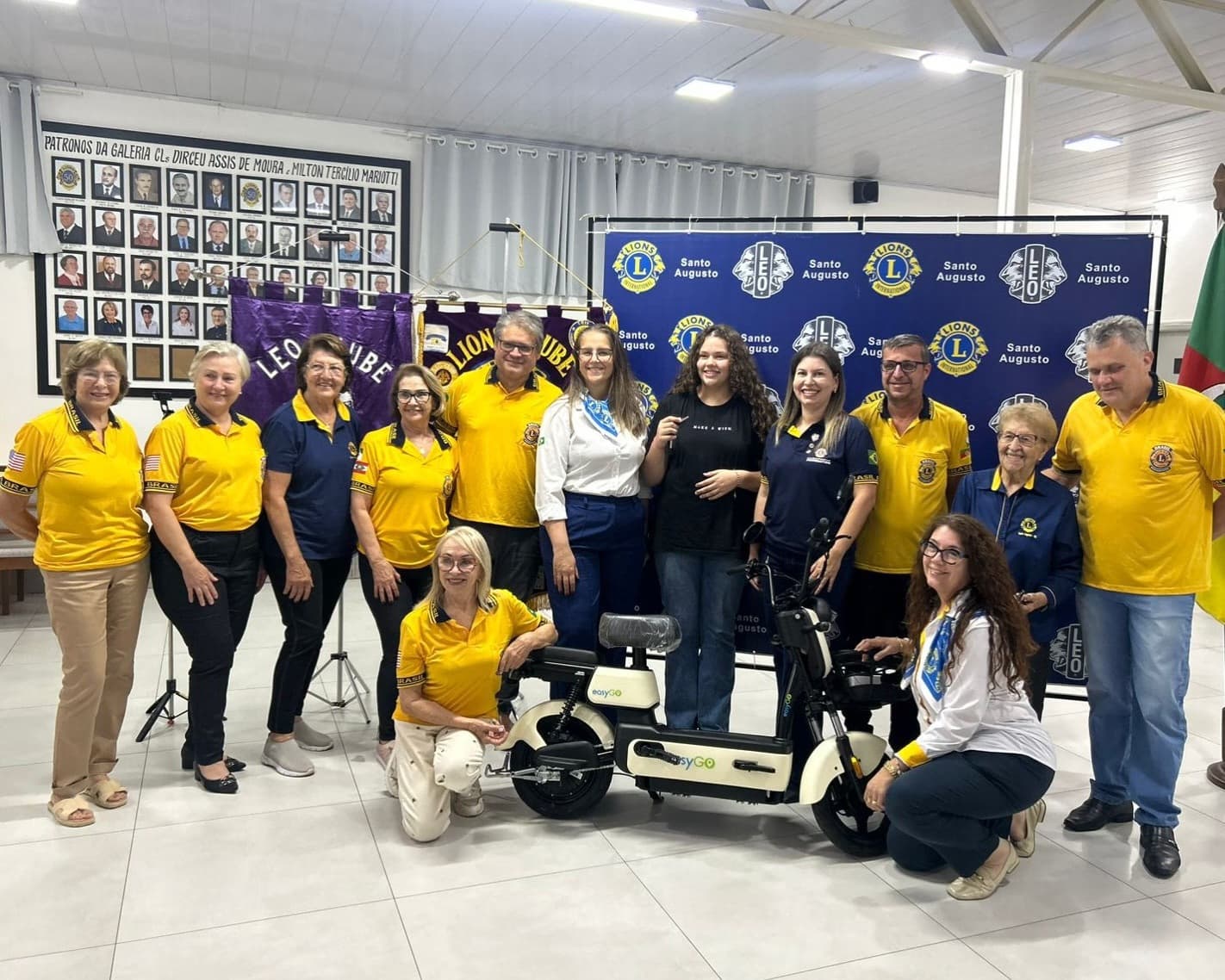 Moradora de Santo Augusto ganha scooter elétrica em rifa do Lions Distrito LD4