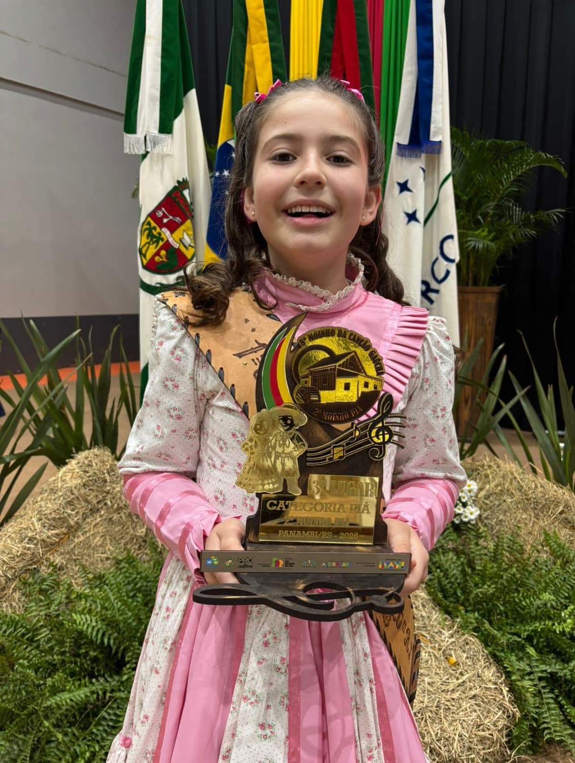 Betina Kiara Lucca conquista 3º lugar no 2º Moinho Piá em Panambi