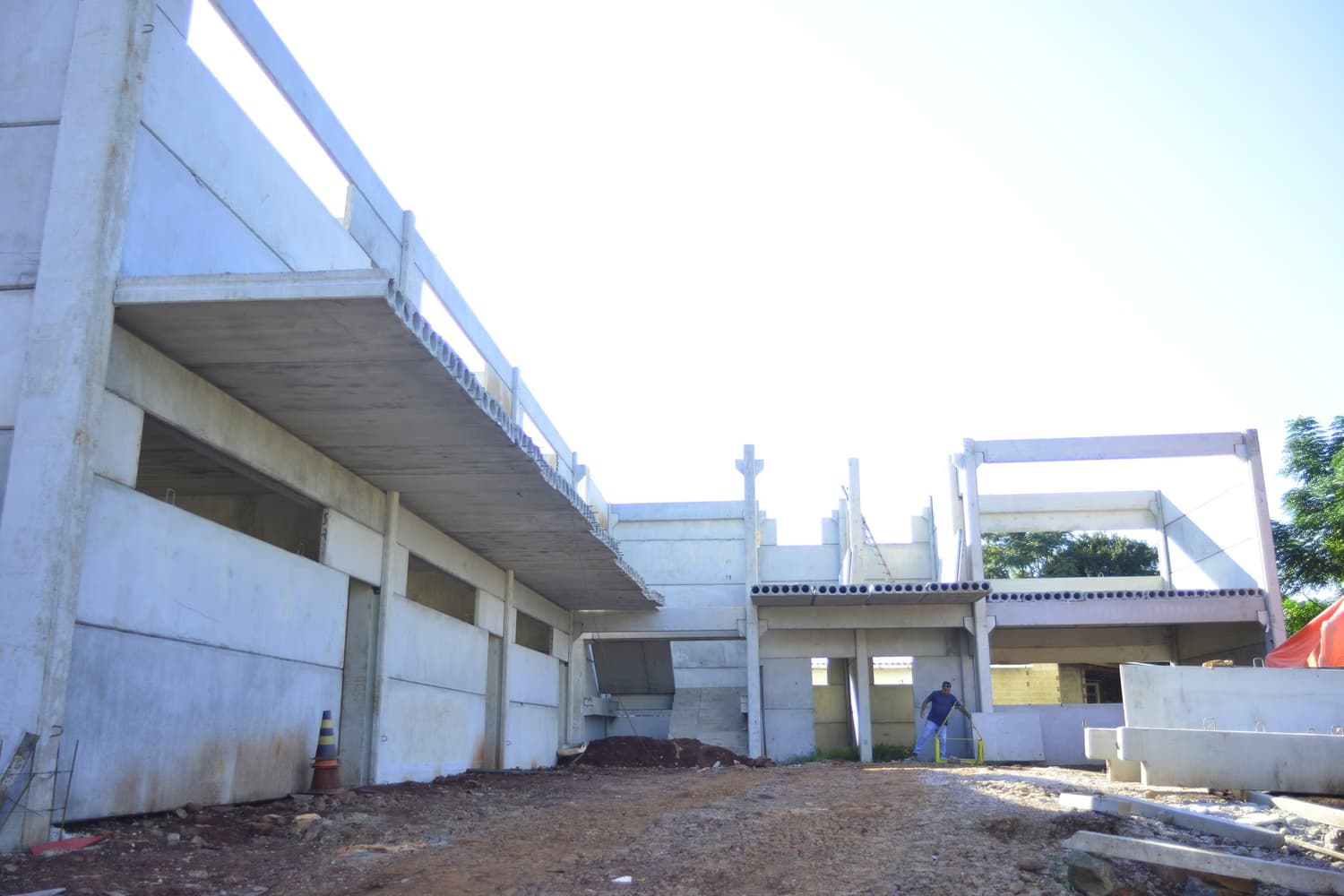 Obras de ampliação da EMEI Tia Mercedes avançam e já passam de 50% em São Martinho