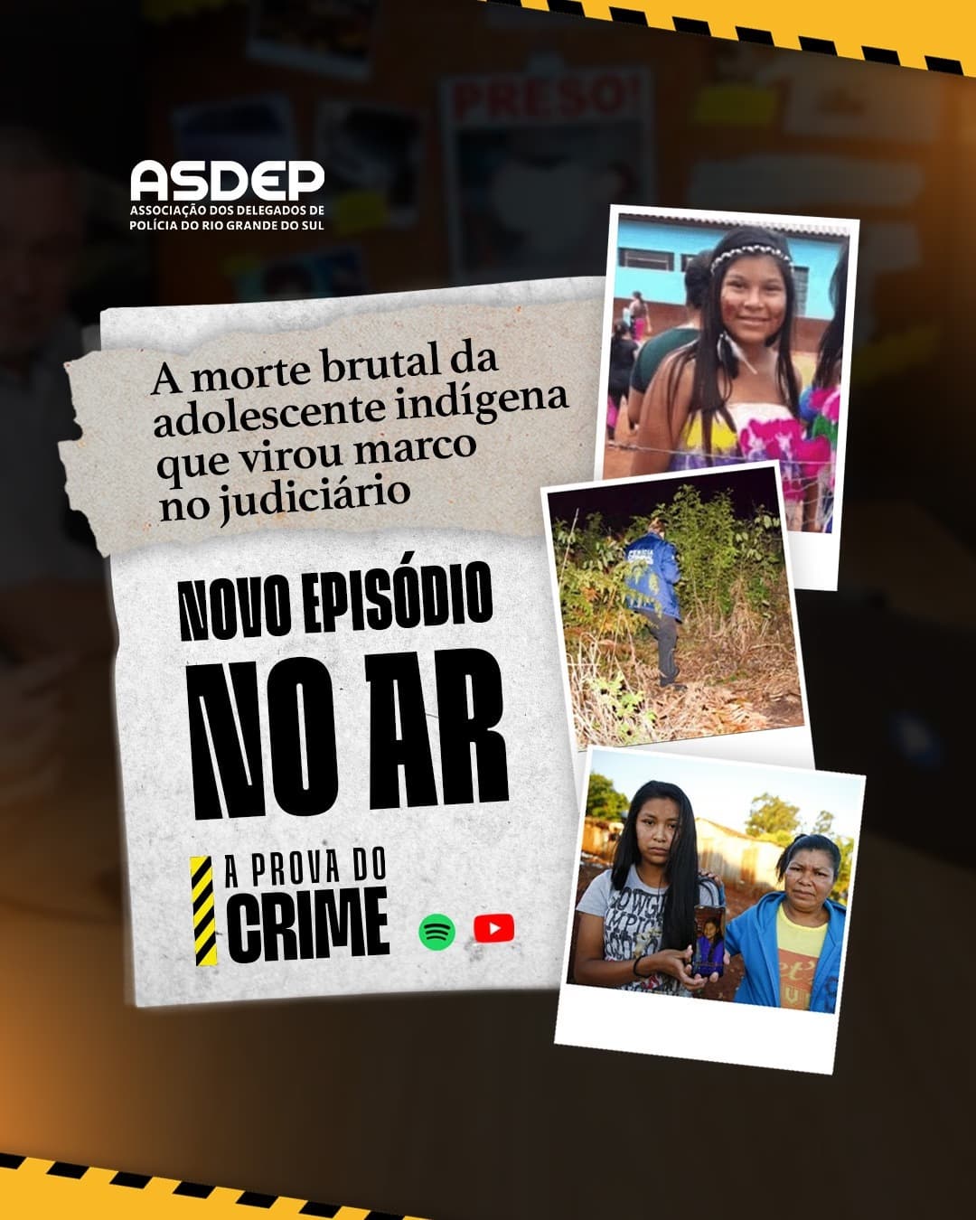 Delegado Vilmar Alaides Schaefer participa do podcast “A Prova do Crime” e detalha o caso Daiane Sales
