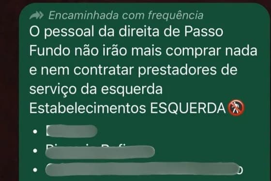 Listas de boicote a empresas de esquerda podem gerar punições na Justiça, diz promotor