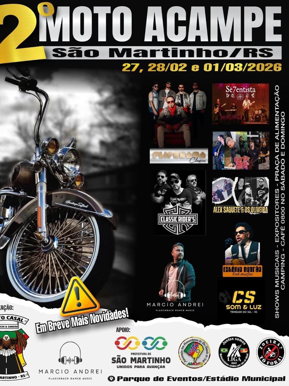 São Martinho recebe o 2º Moto Acampe neste final de semana