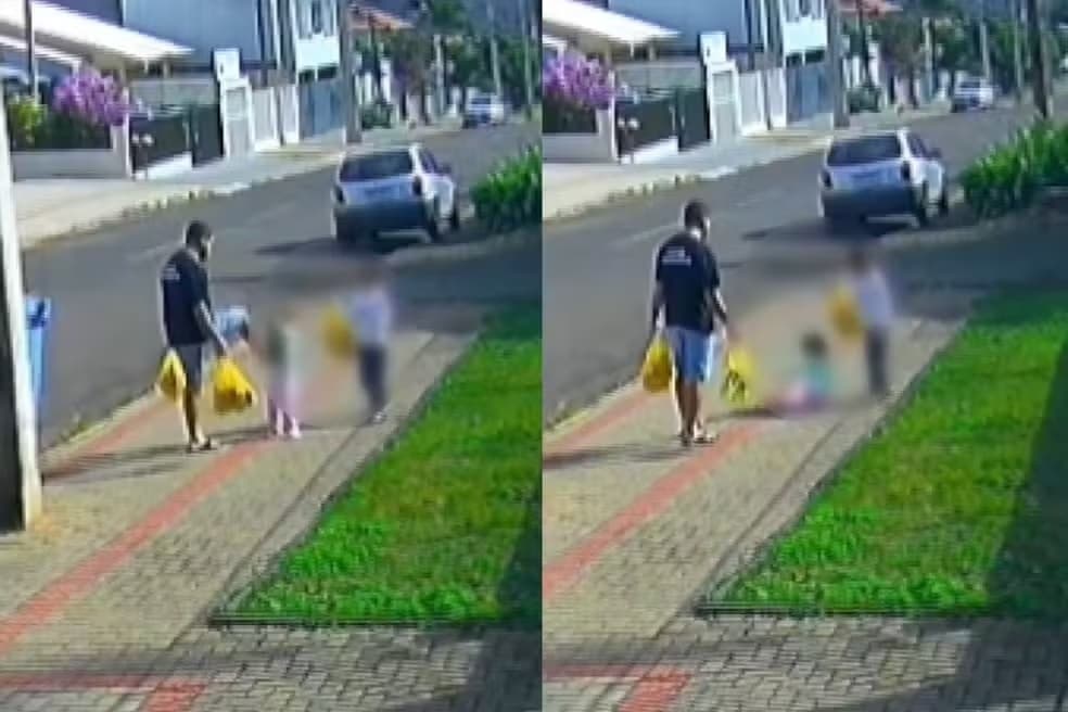 Homem que chutou filha de três anos no PR é suspeito de agredir o enteado de cinco anos