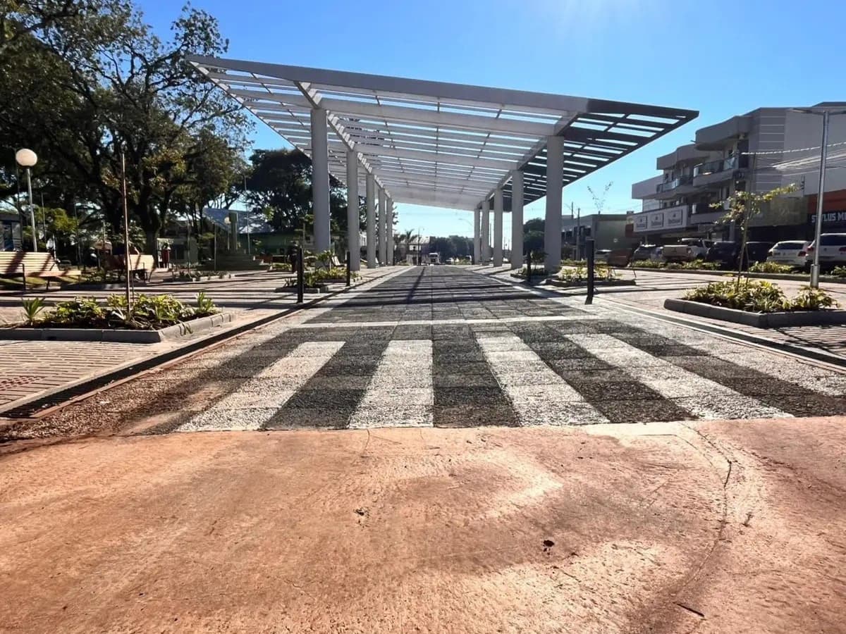 Obras da Rua Coberta terão continuidade em Santo Augusto