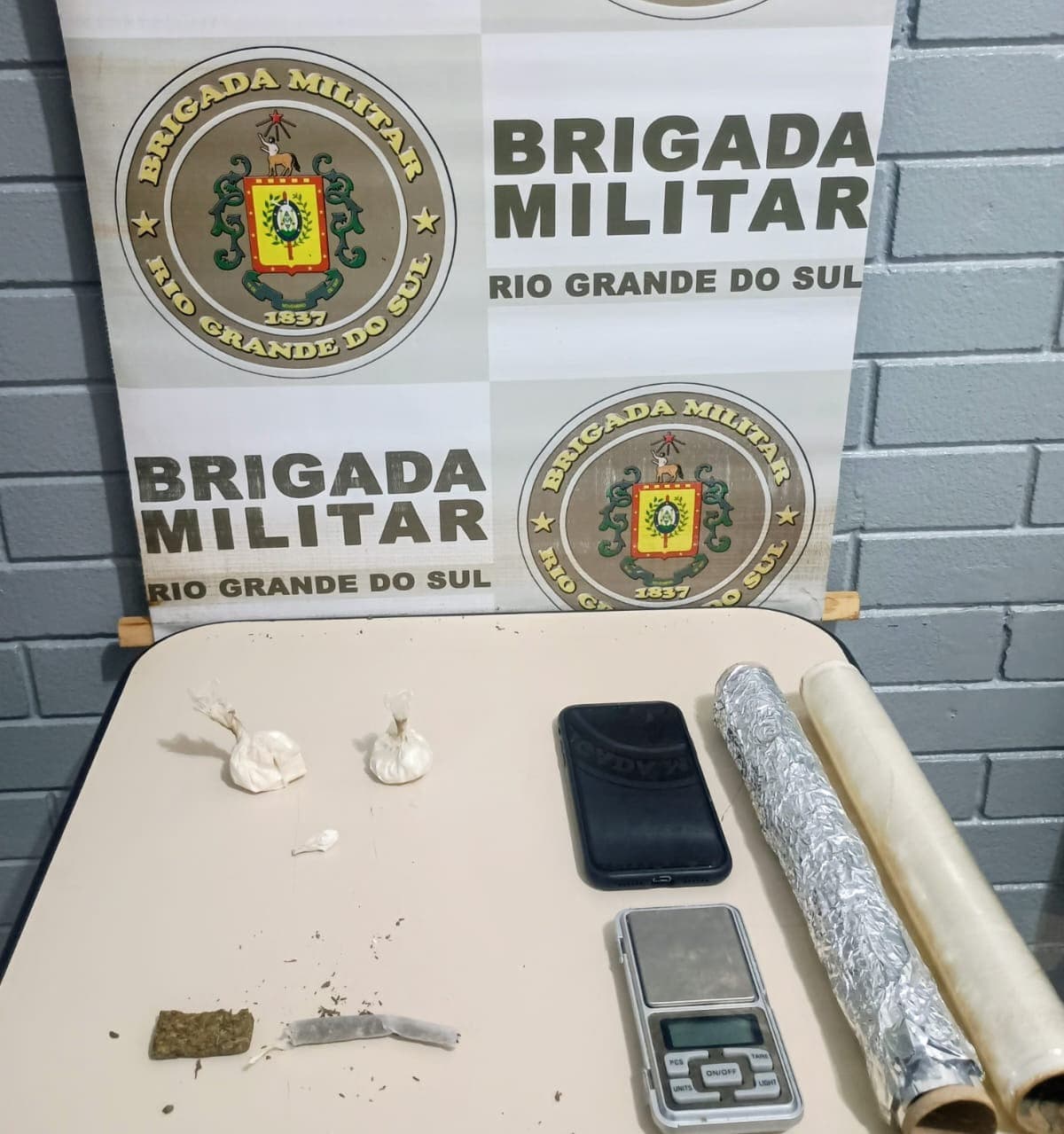 Brigada Militar prende homem por tráfico de drogas em Santo Augusto