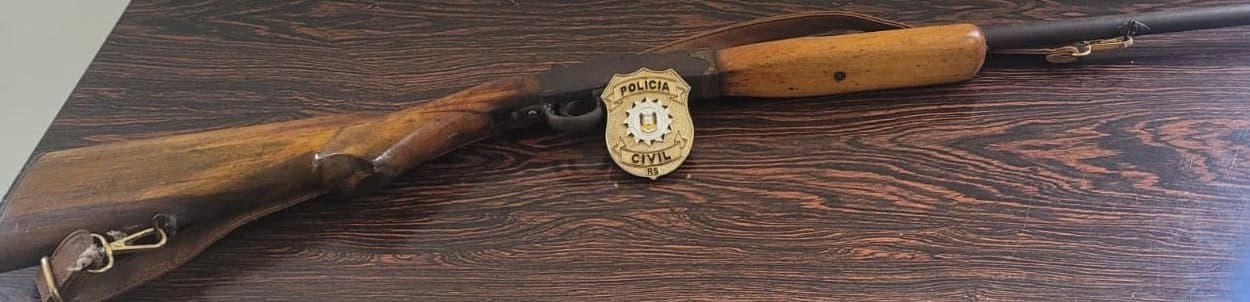 Polícia Civil apreende arma de fogo em Coronel Bicaco