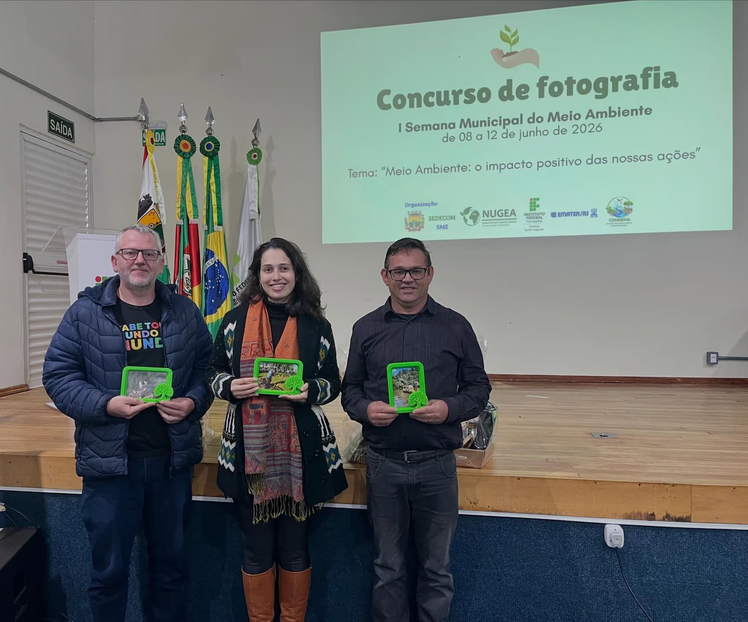 Ganhadores do Concurso de Fotografia da I Semana Municipal do Meio Ambiente 2026