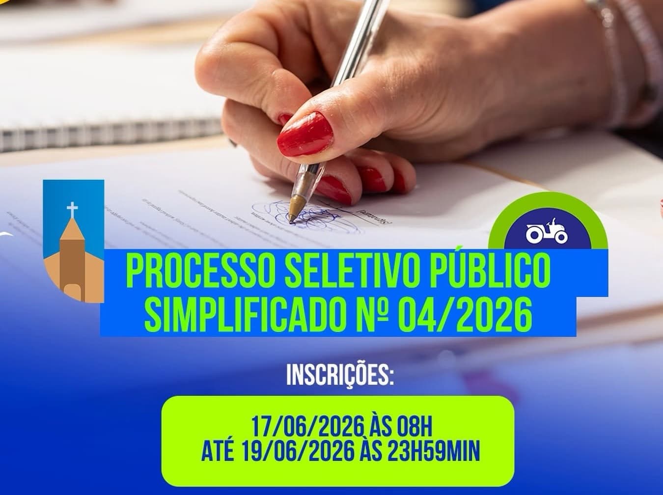Prefeitura de Santo Augusto abre inscrições para processo seletivo de Agente de Patrimônio