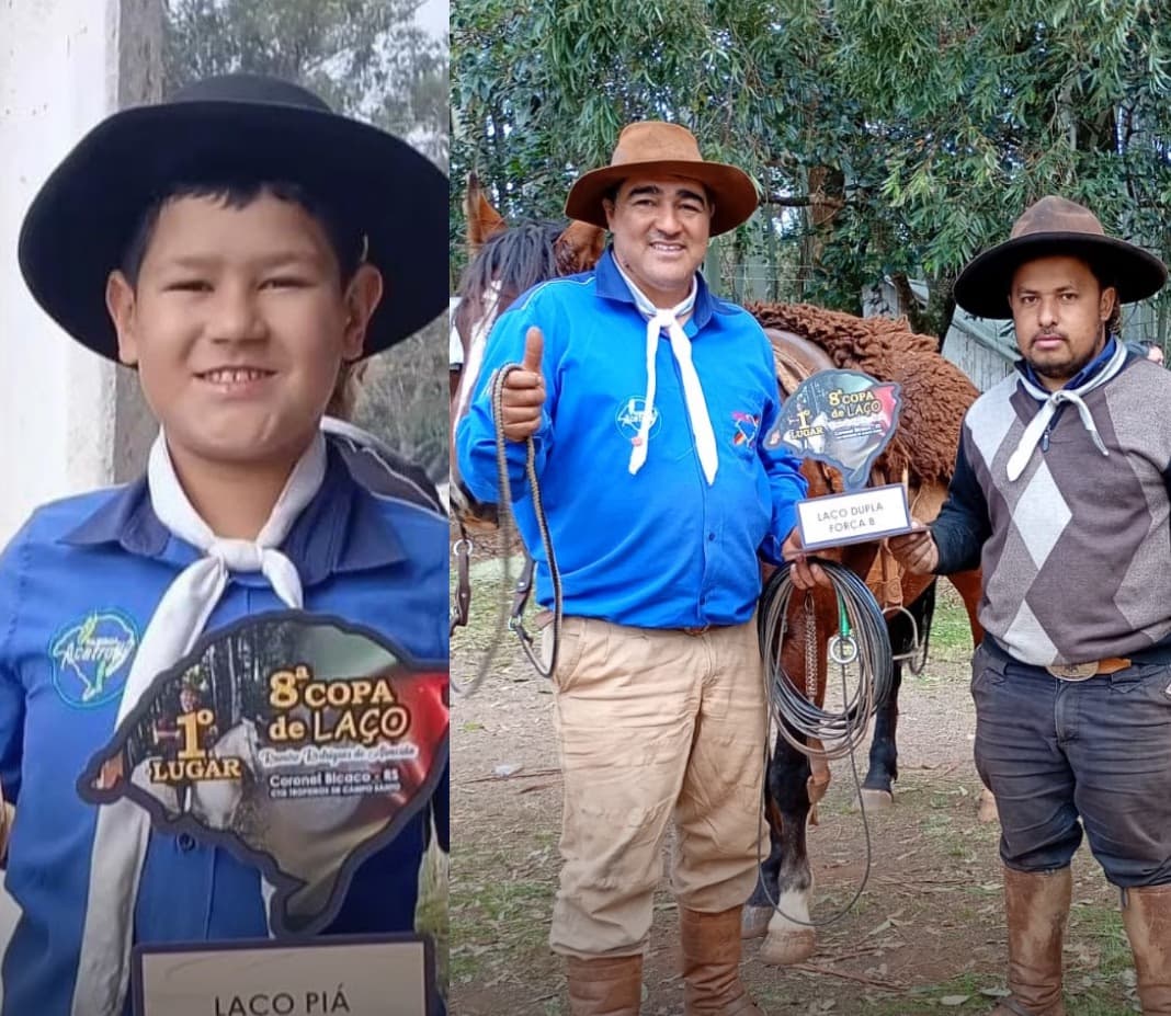 Santo Augusto se destaca na 8ª Copa de Laço em Coronel Bicaco