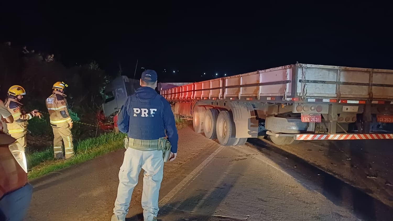 Identificadas as vítimas de acidente ocorrido em Bom Progresso, na BR-468